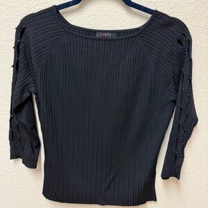 Cyrus Black Crew Neck Sweater